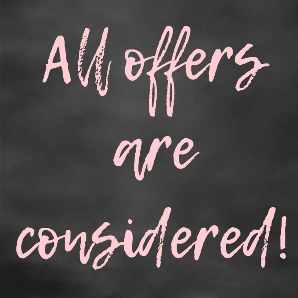 All offers considered